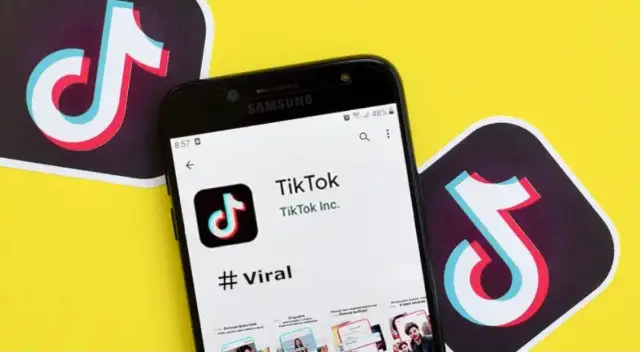 Cross-border logistics warehouse with packages ready for TikTok Shop orders