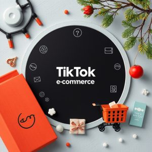 Content repurposing flow diagram showing one TikTok video transforming into multiple formats